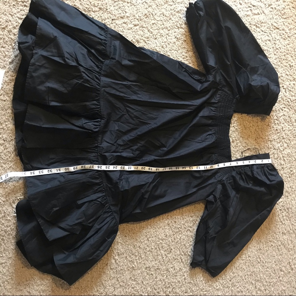 H&M | Puff Sleeve Black Mini Dress NWT - Picture 13 of 14